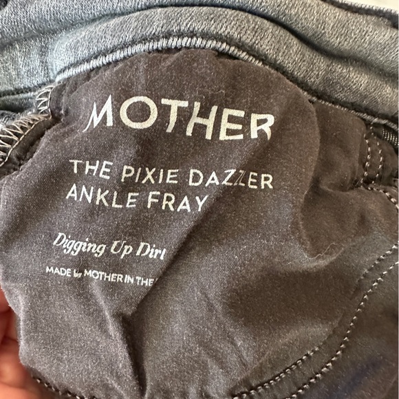 MOTHER - The Pixie Dazzler Ankle Fray in Digging up Dirt - 30 - Picture 4 of 14